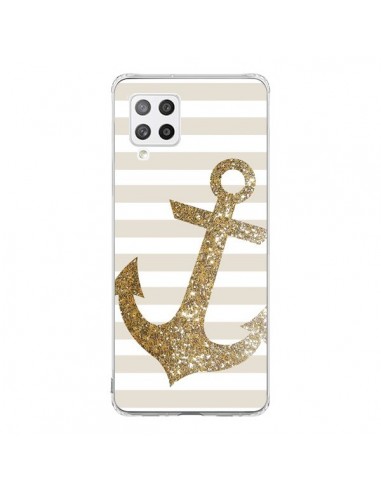 Coque Samsung A42 Ancre Or Navire - Monica Martinez