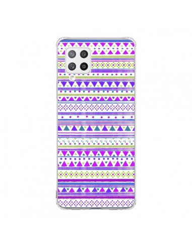 Coque Samsung A42 Bandana Violet Azteque - Monica Martinez