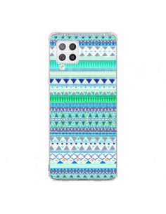 Coque Samsung A42 Chenoa Bleu Azteque - Monica Martinez