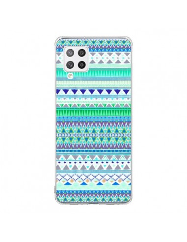 Coque Samsung A42 Chenoa Bleu Azteque - Monica Martinez