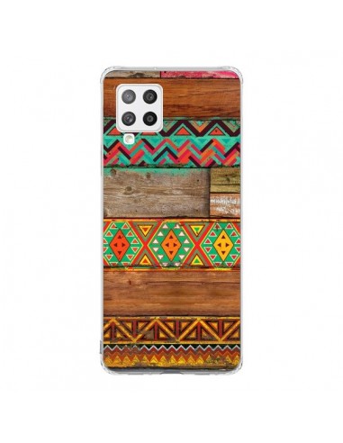 Coque Samsung A42 Indian Wood Bois Azteque - Maximilian San