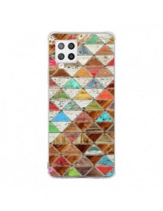 Coque Samsung A42 Love Pattern Triangle - Maximilian San