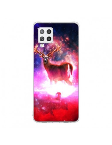 Coque Samsung A42 Cosmic Deer Cerf Galaxy - Maximilian San