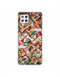 Coque Samsung A42 Azteque Triangle Geometric World -...
