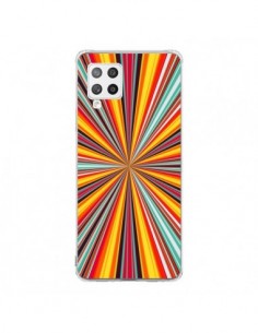 Coque Samsung A42 Horizon Bandes Multicolores -...