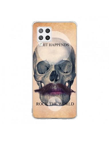 Coque Samsung A42 Rock Skull Tête de Mort - Maximilian San