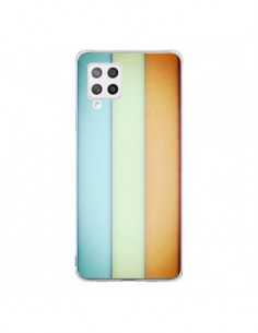 Coque Samsung A42 Lignes Verticales Geometric -...