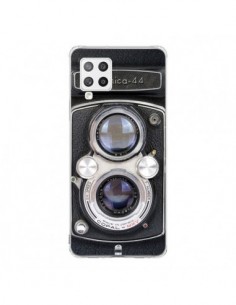 Coque Samsung A42 Vintage Camera Yashica 44 Appareil...