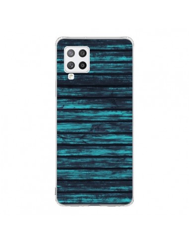 Coque Samsung A42 Blue Moon Wood Bois - Maximilian San