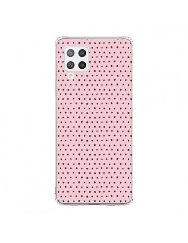 Coque Samsung A42 Artsy Dots Pink - Ninola Design