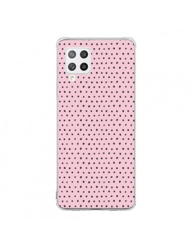 Coque Samsung A42 Artsy Dots Pink - Ninola Design