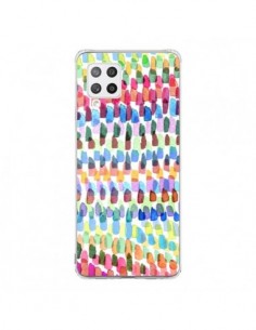 Coque Samsung A42 Artsy Strokes Stripes Colorful - Ninola...
