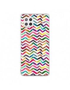 Coque Samsung A42 Chevron Stripes Multicolored - Ninola...