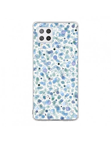 Coque Samsung A42 Cosmic Bubbles Blue - Ninola Design