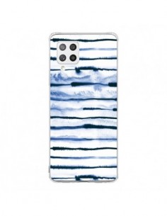 Coque Samsung A42 Electric Lines White - Ninola Design