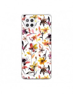 Coque Samsung A42 Ink Bleeding Dots Pink - Ninola Design