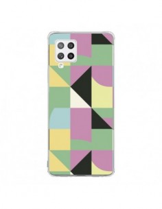 Coque Samsung A42 Ink Flowers Yellow - Ninola Design