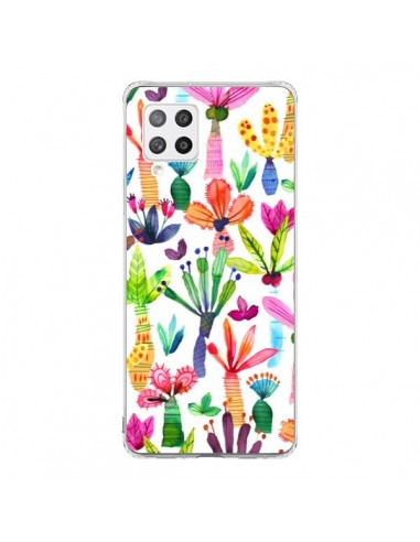 Coque Samsung A42 Overlapped Watercolor Dots - Ninola Design