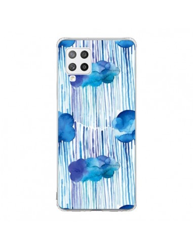 Coque Samsung A42 Rain Stitches Neon - Ninola Design