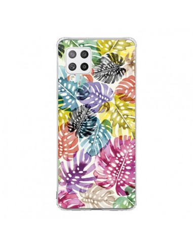 Coque Samsung A42 Tigers and Leopards Yellow - Ninola Design