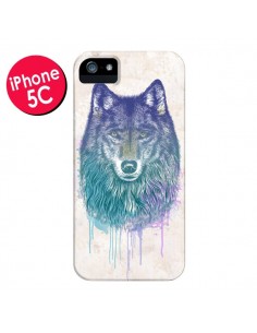Coque Loup pour iPhone 5C - Rachel Caldwell
