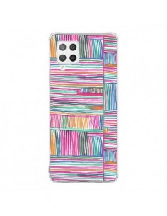 Coque Samsung A42 Watercolor Linear Meditation Pink -...