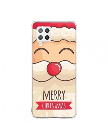 Coque Samsung A42 Moustache du Père Noël Merry Christmas - Nico