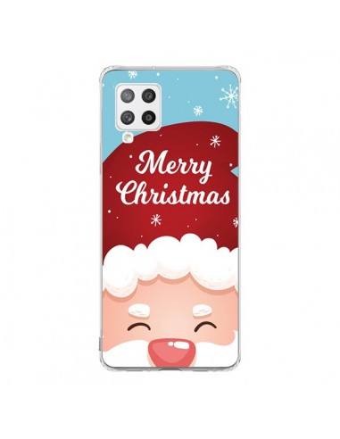 Coque Samsung A42 Bonnet du Père Noël Merry Christmas - Nico