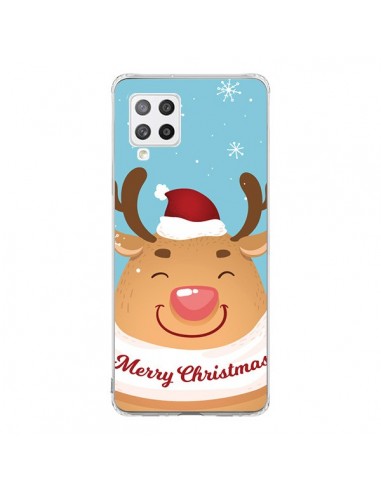 Coque Samsung A42 Renne de Noël Merry Christmas - Nico