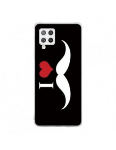 Coque Samsung A42 I Love Moustache - Nico