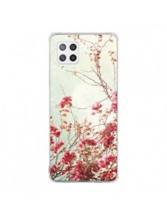 Coque Samsung A42 Fleur Vintage Rose - Nico