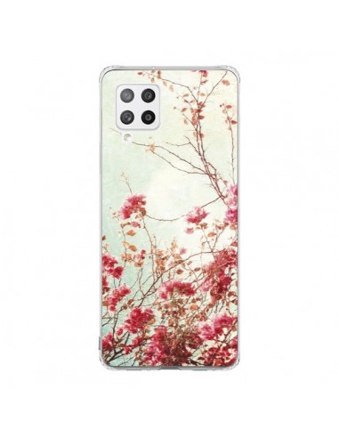 Coque Samsung A42 Fleur Vintage Rose - Nico