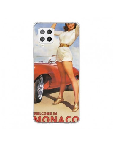 Coque Samsung A42 Welcome to Monaco Vintage Pin Up - Nico