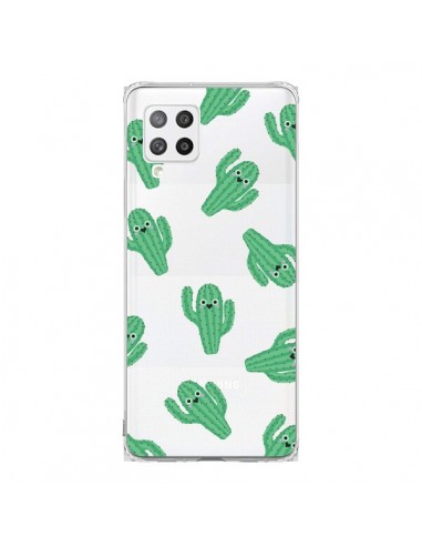 Coque Samsung A42 Chute de Cactus Smiley Transparente - Nico