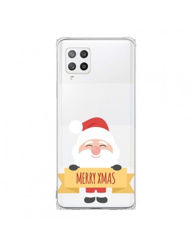 Coque Samsung A42 Père Noël Merry Christmas transparente - Nico