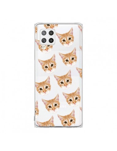 Coque Samsung A42 Chats Beige Transparente - Pet Friendly