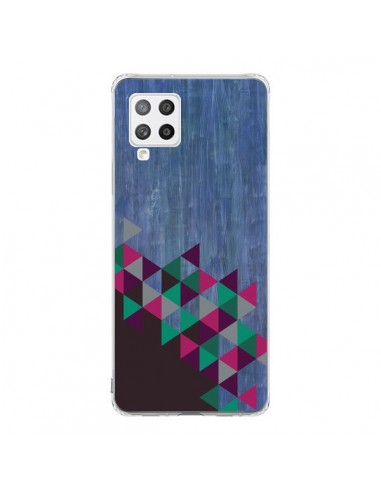 Coque Samsung A42 Wood Bois Azteque Triangles Archiwoo - Pura Vida