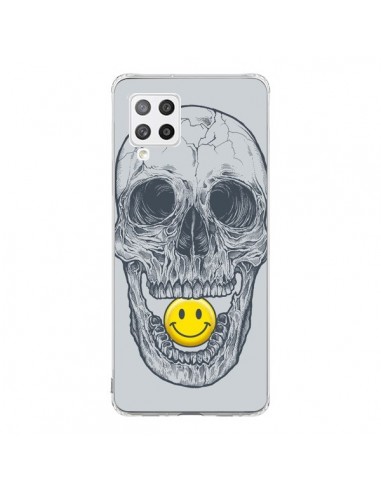 Coque Samsung A42 Smiley Face Tête de Mort - Rachel Caldwell