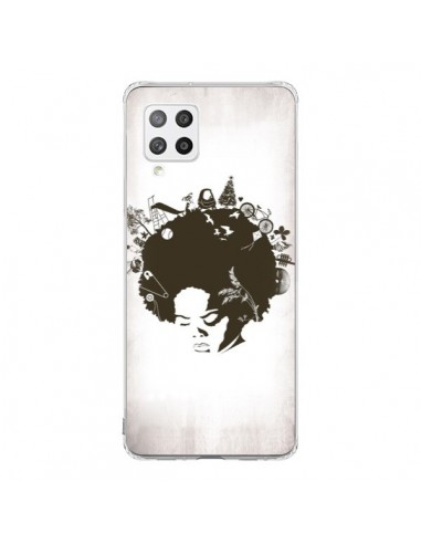 Coque Samsung A42 Childhood Garden Afro - Rachel Caldwell