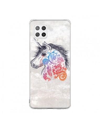 Coque Samsung A42 Licorne Muticolore - Rachel Caldwell