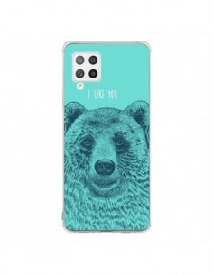Coque Samsung A42 Bear Ours I like You - Rachel Caldwell