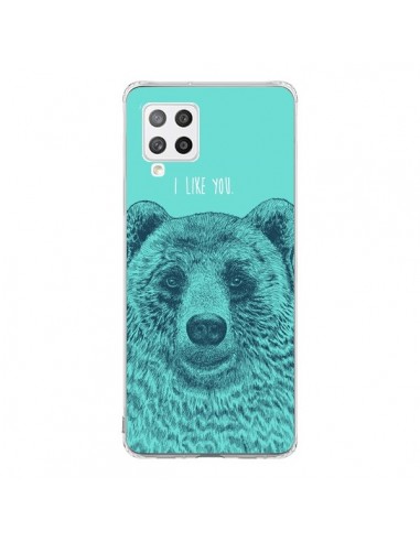 Coque Samsung A42 Bear Ours I like You - Rachel Caldwell