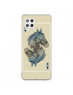 Coque Samsung A42 Cheval Carte Jeu Horse As - Rachel...