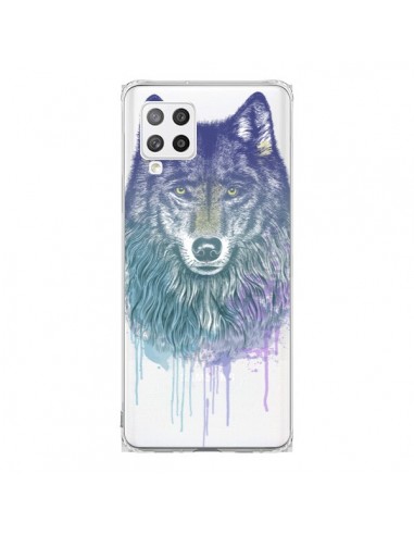 Coque Samsung A42 Loup Wolf Animal Transparente - Rachel Caldwell