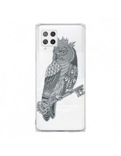 Coque Samsung A42 Owl King Chouette Hibou Roi...
