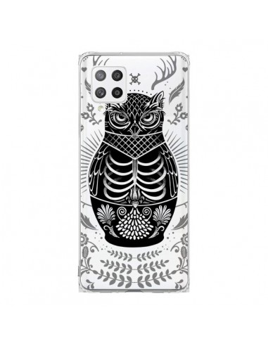 Coque Samsung A42 Owl Chouette Hibou Squelette Transparente - Rachel Caldwell