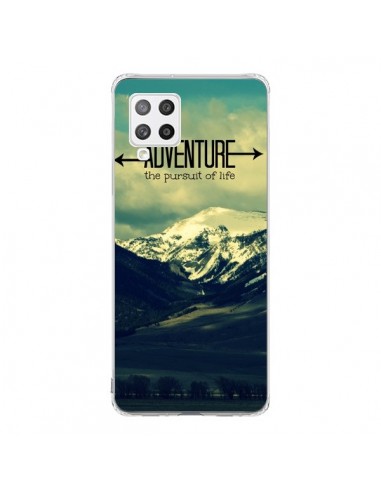 Coque Samsung A42 Adventure the pursuit of life Montagnes Ski Paysage - R Delean