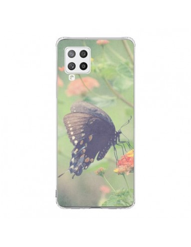 Coque Samsung A42 Papillon Butterfly - R Delean