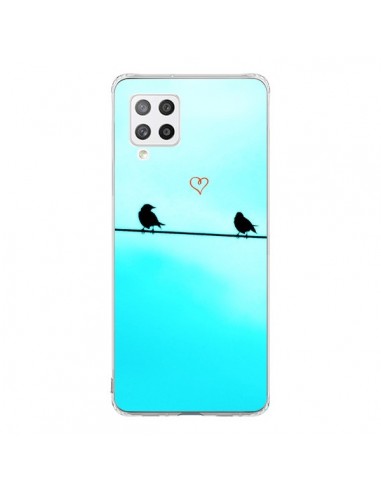 Coque Samsung A42 Oiseaux Birds Amour Love - R Delean