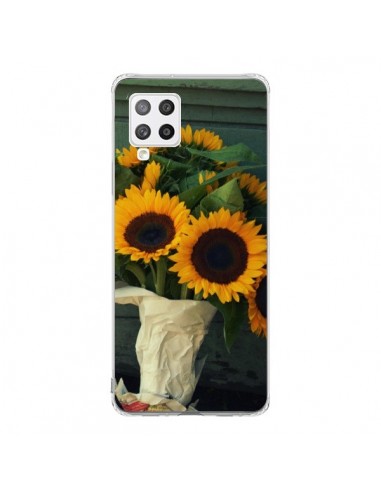 Coque Samsung A42 Tournesol Bouquet Fleur - R Delean